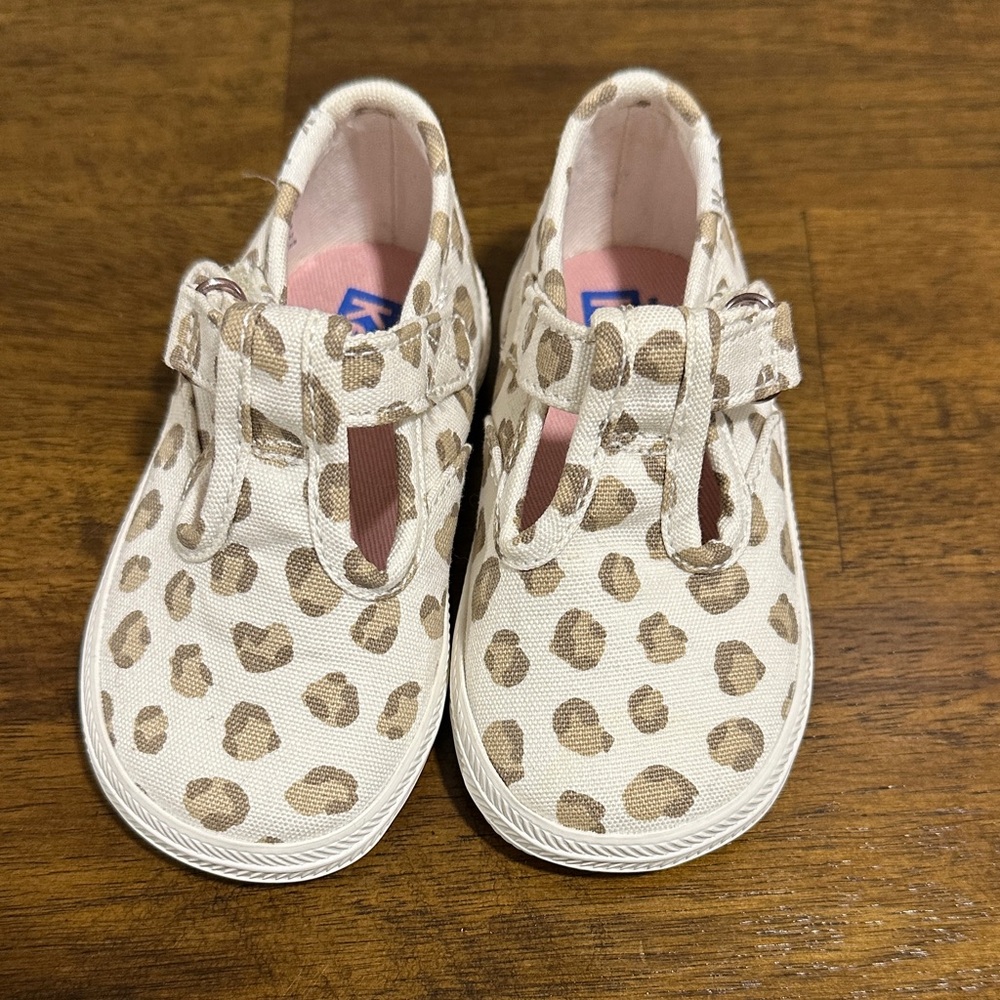 NWOT Keds Kids Sneakers with Leopard Print size 3M